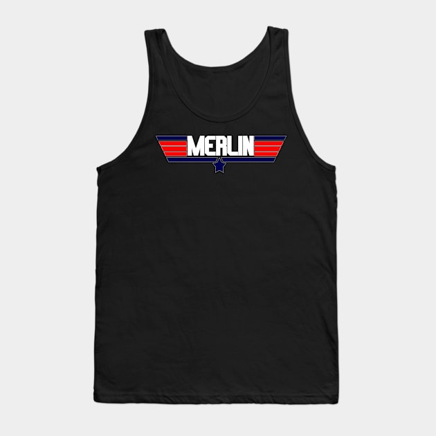 "Merlin" fighter pilot action movie design Tank Top by Yoda